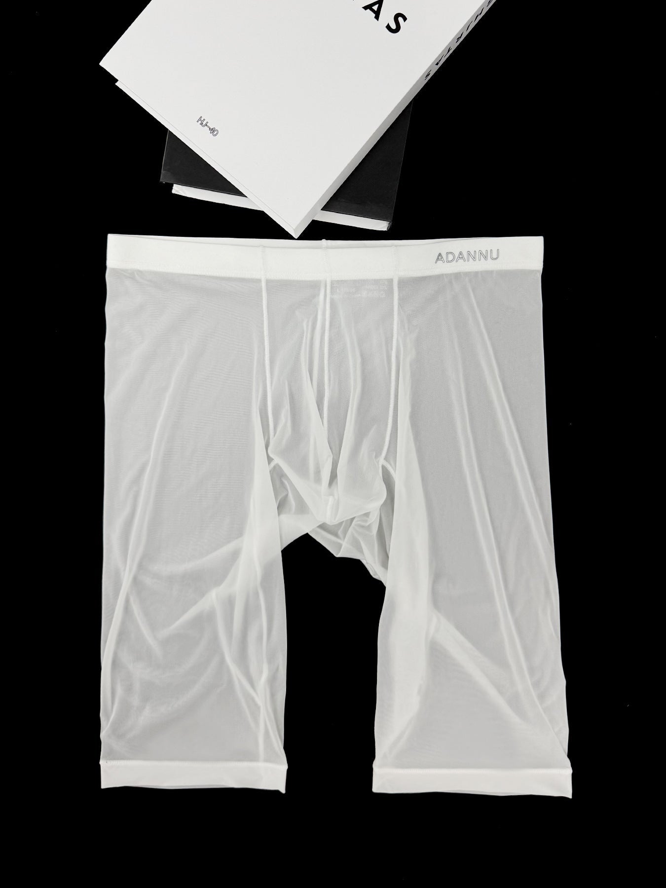 Men's Semi-Transparent Sexy Sporty Seamless Comfort Stretch Midway Briefs | dmunderwear detail image 11