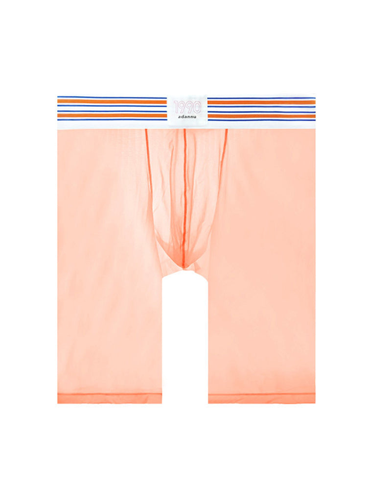 Men's Semi-Transparent Sexy Sporty Seamless Comfort Stretch Midway Briefs | dmunderwear detail image 13