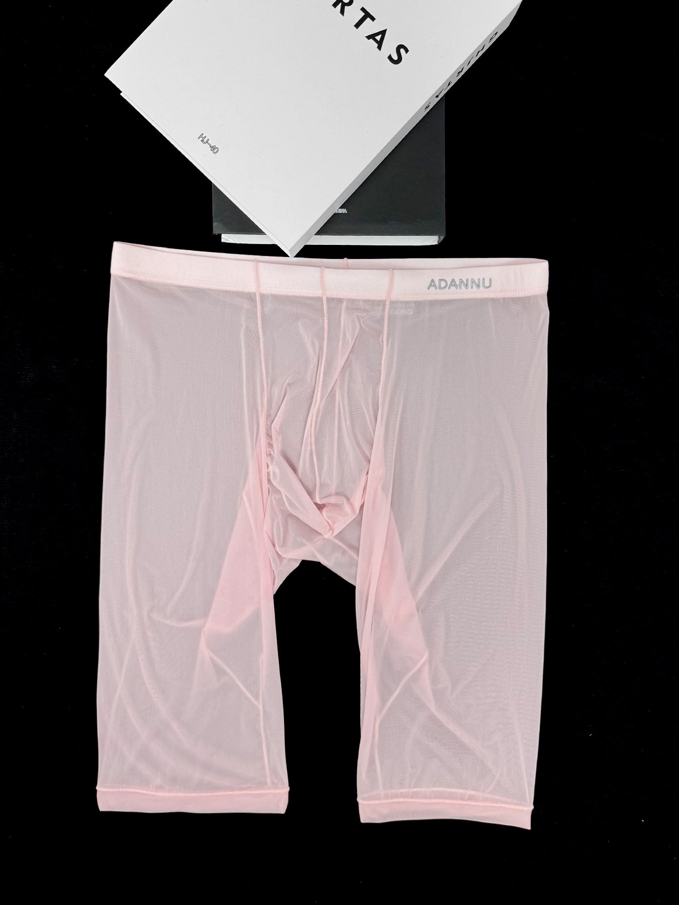 Men's Semi-Transparent Sexy Sporty Seamless Comfort Stretch Midway Briefs | dmunderwear detail image 14