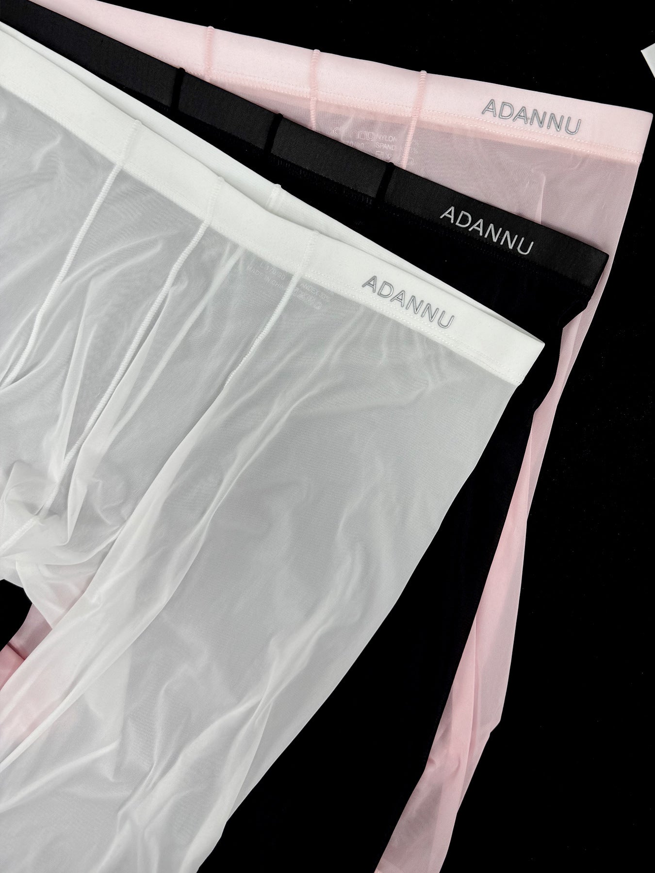 Men's Semi-Transparent Sexy Sporty Seamless Comfort Stretch Midway Briefs | dmunderwear detail image 15