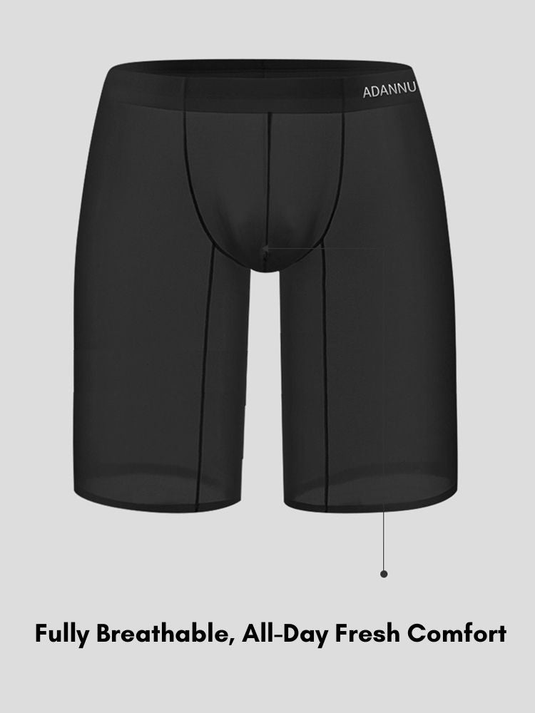 Men's Semi-Transparent Sexy Sporty Seamless Comfort Stretch Midway Briefs | dmunderwear detail image 6