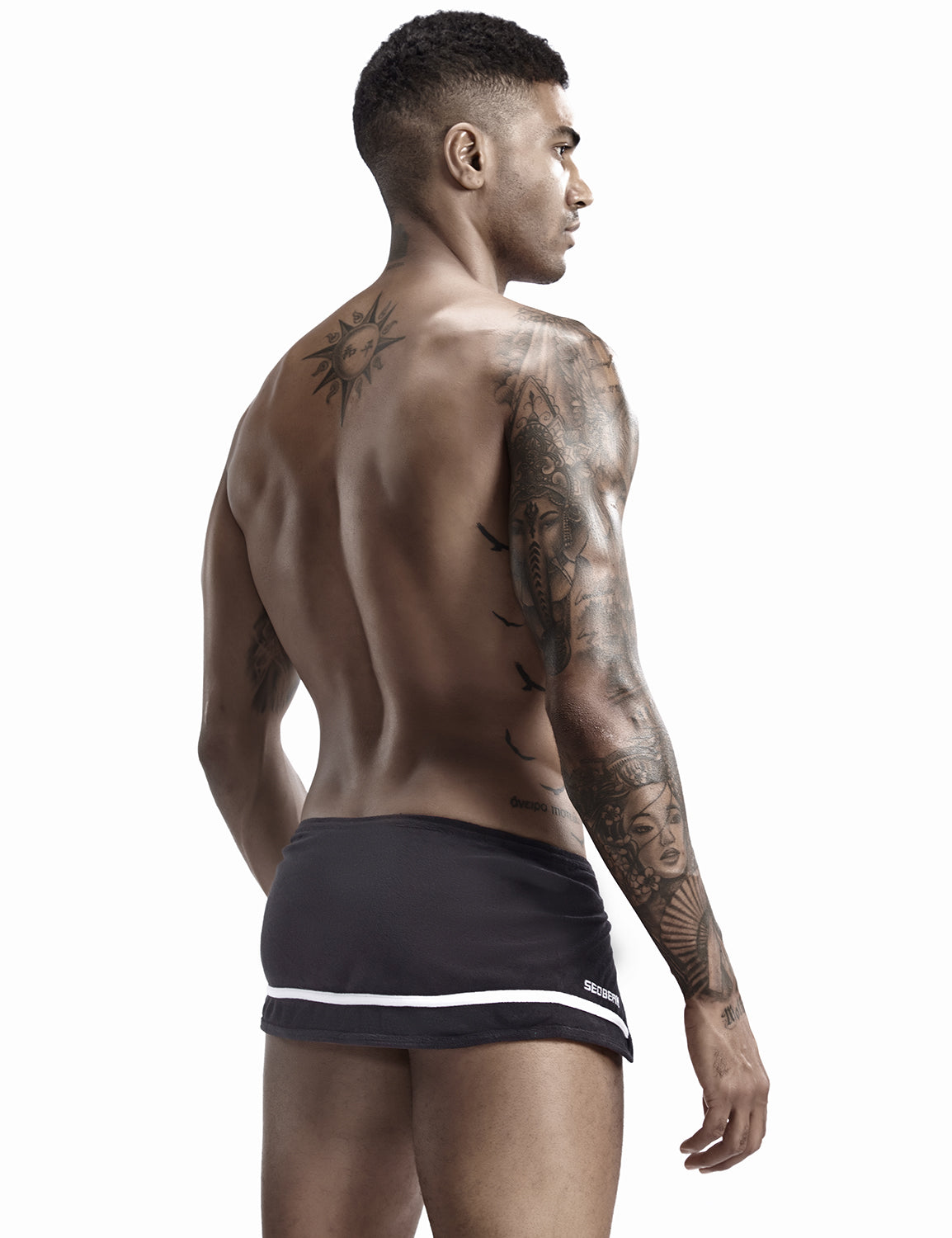 Mens Sento Towel Shorts 90508 | dmunderwear detail image 10