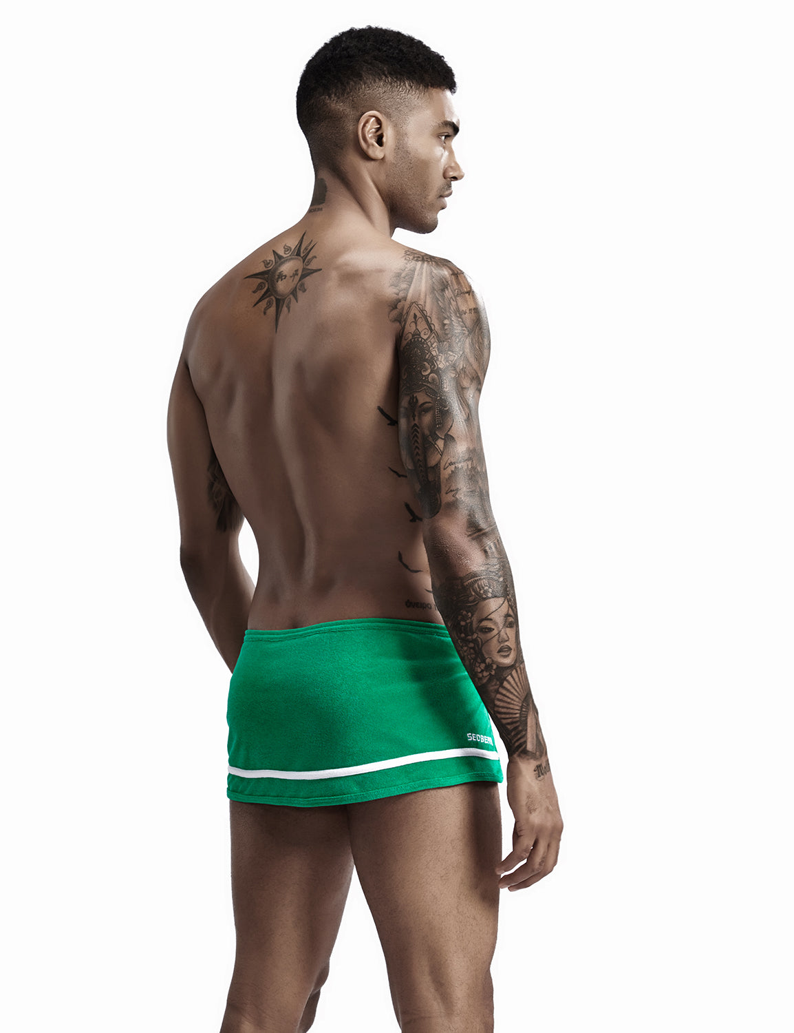 Mens Sento Towel Shorts 90508 | dmunderwear detail image 15
