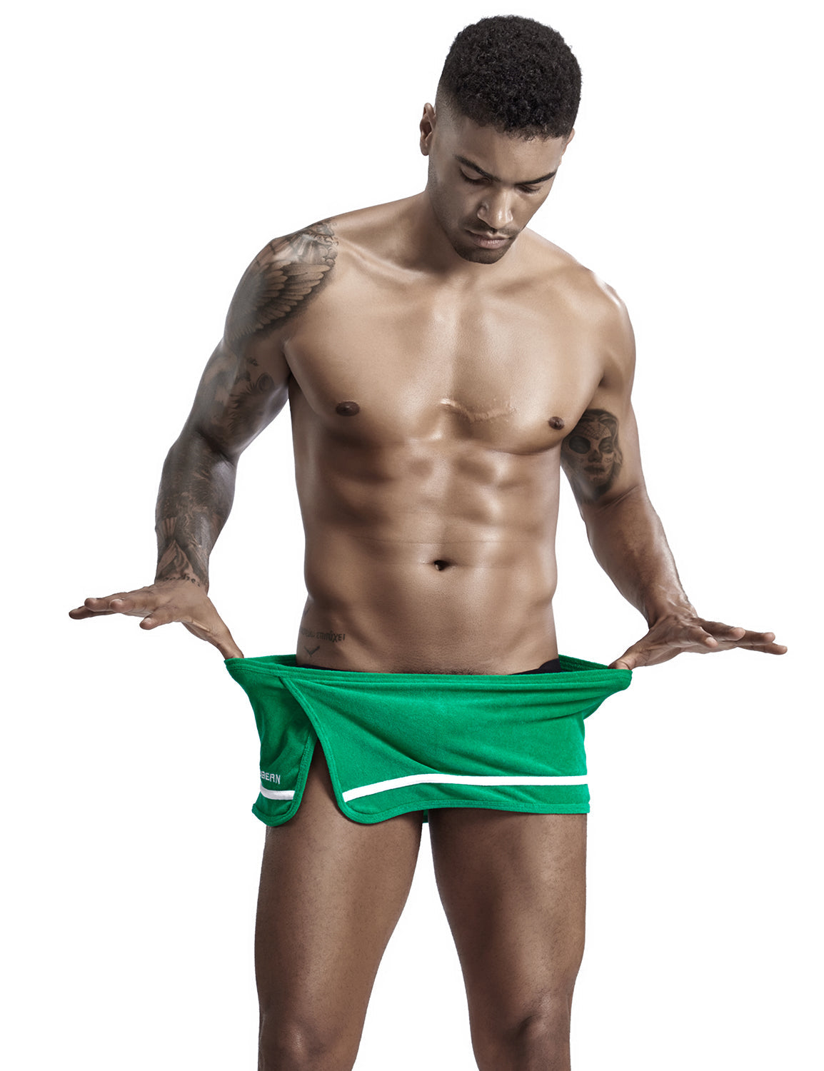 Mens Sento Towel Shorts 90508 | dmunderwear detail image 6