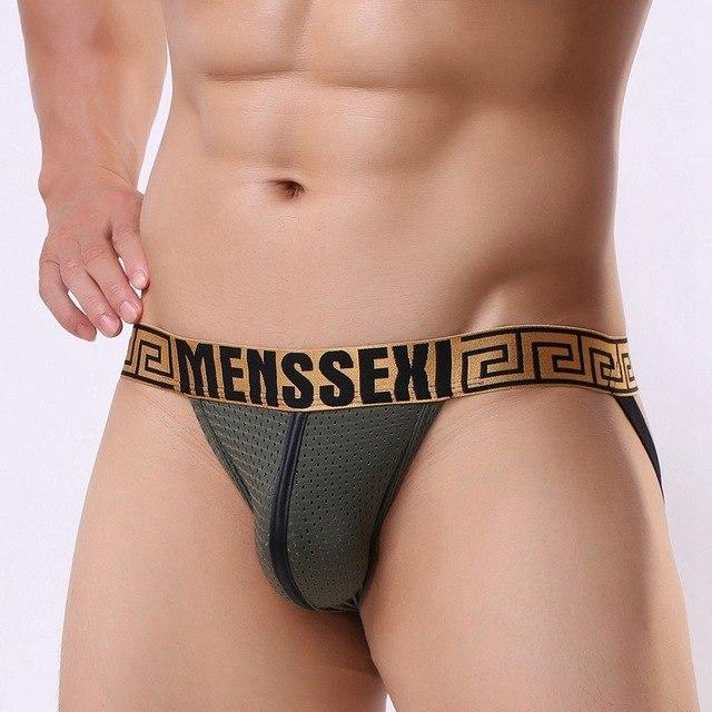 Mens Sexi Mesh Jockstrap | dmunderwear detail image 6