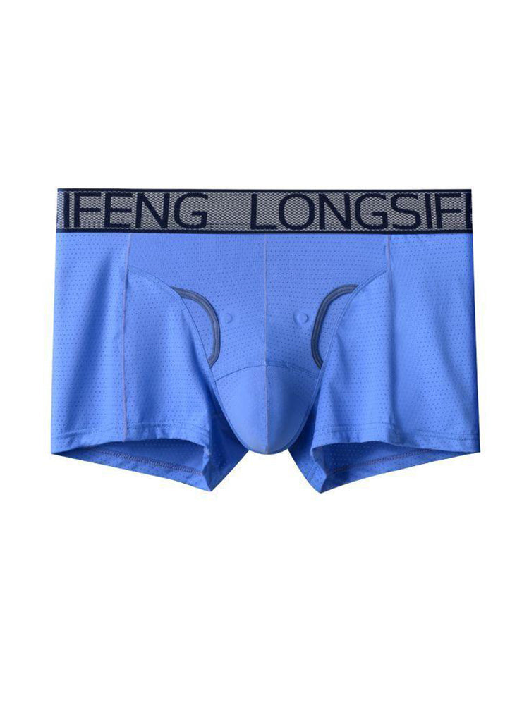 Men's Sexy Breathable Elastic Separated Pouch Trunks | dmunderwear