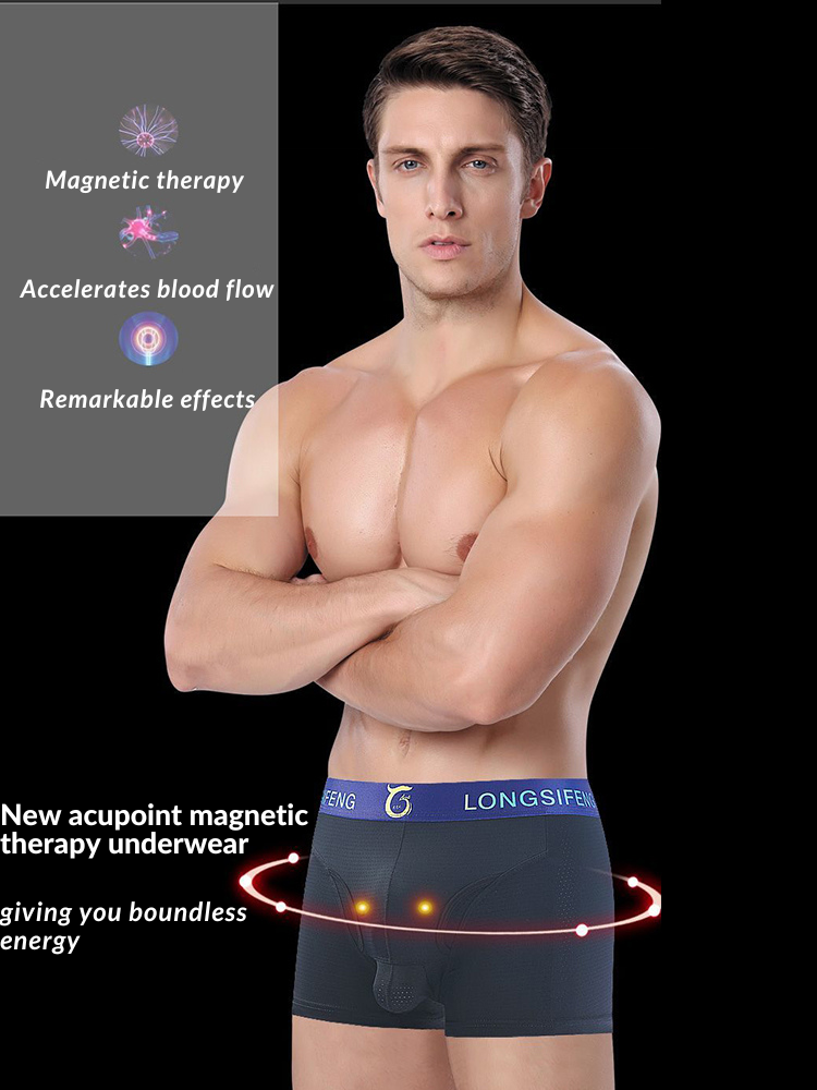 Men's Sexy Breathable Elastic Separated Pouch Trunks | dmunderwear detail image 9