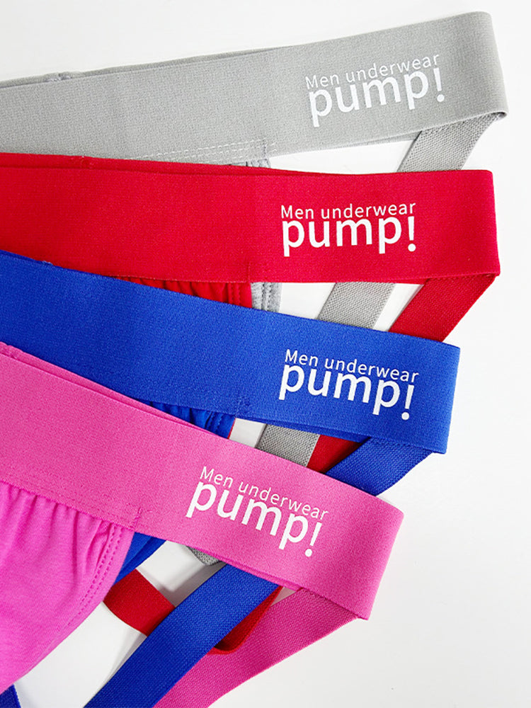 Men's Sexy Cotton Tagless Jockstrap | dmunderwear detail image 11