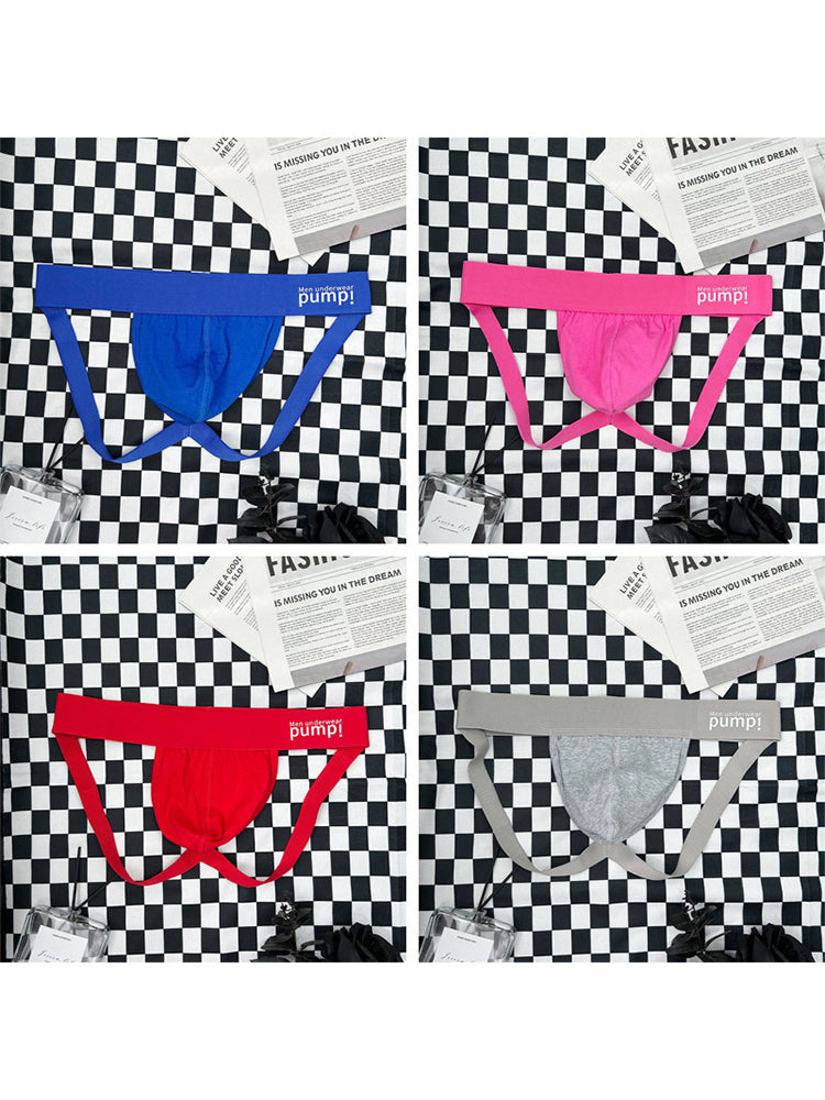 Men's Sexy Cotton Tagless Jockstrap | dmunderwear detail image 12