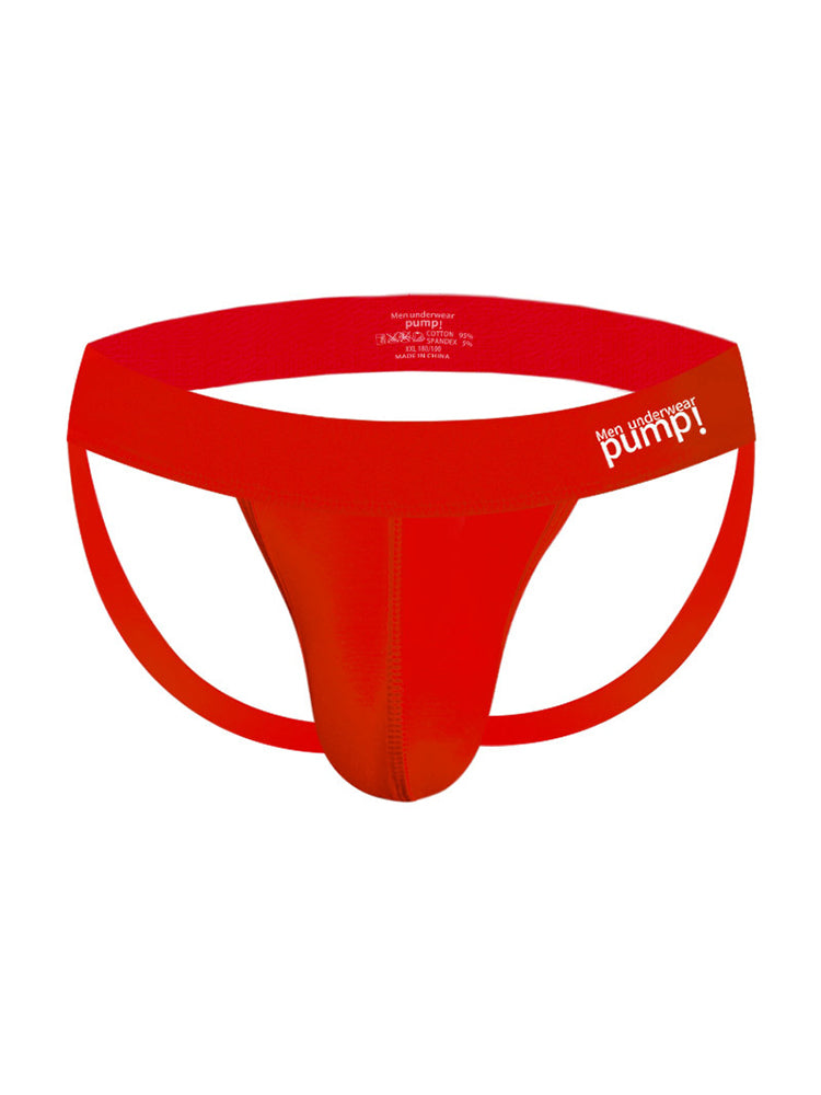 Men's Sexy Cotton Tagless Jockstrap | dmunderwear detail image 16