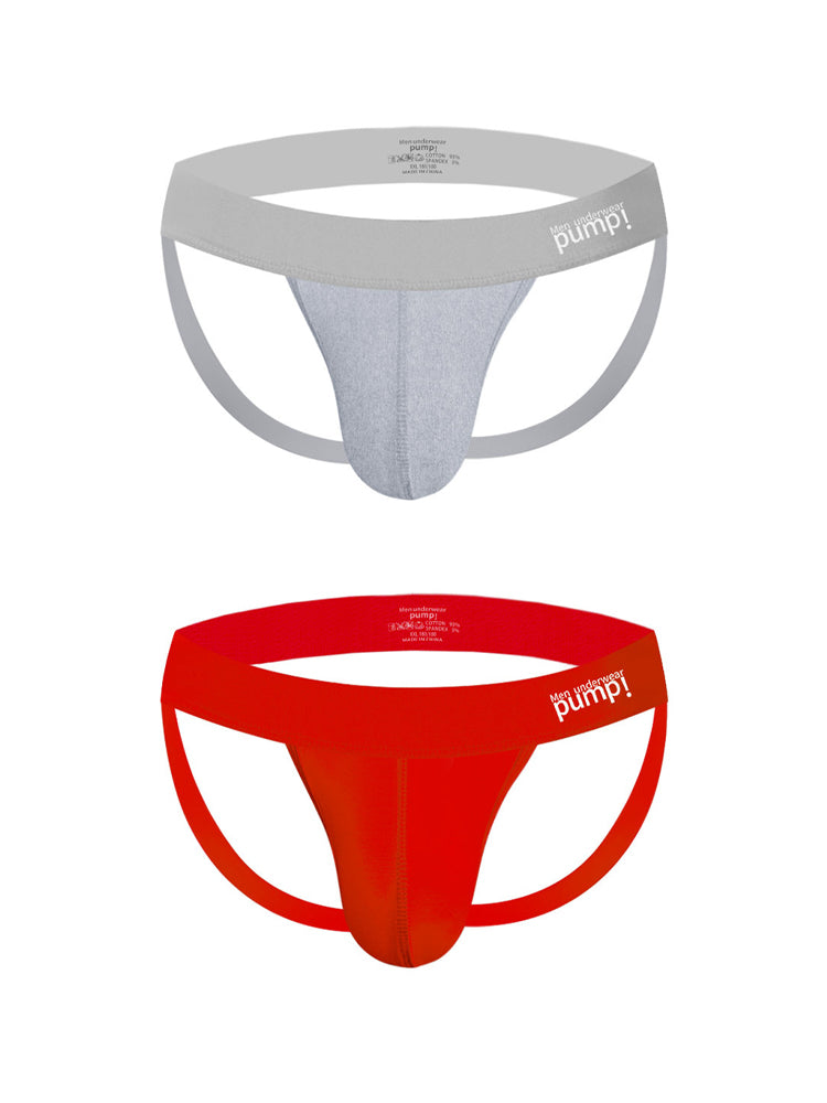 Men's Sexy Cotton Tagless Jockstrap | dmunderwear detail image 18