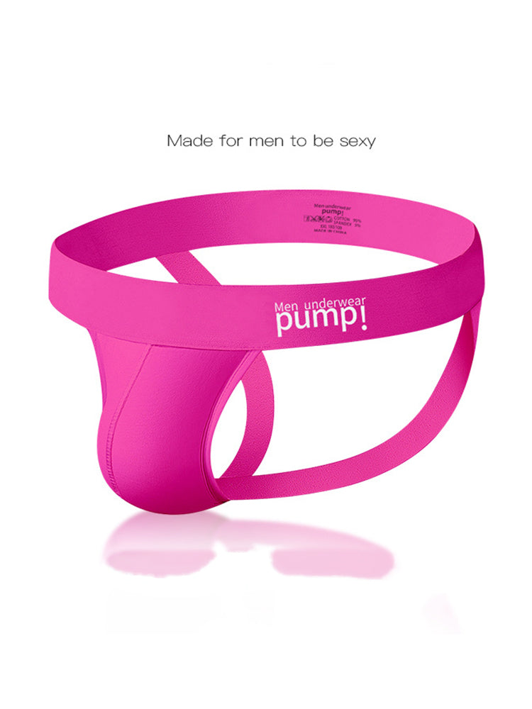 Men's Sexy Cotton Tagless Jockstrap | dmunderwear detail image 5