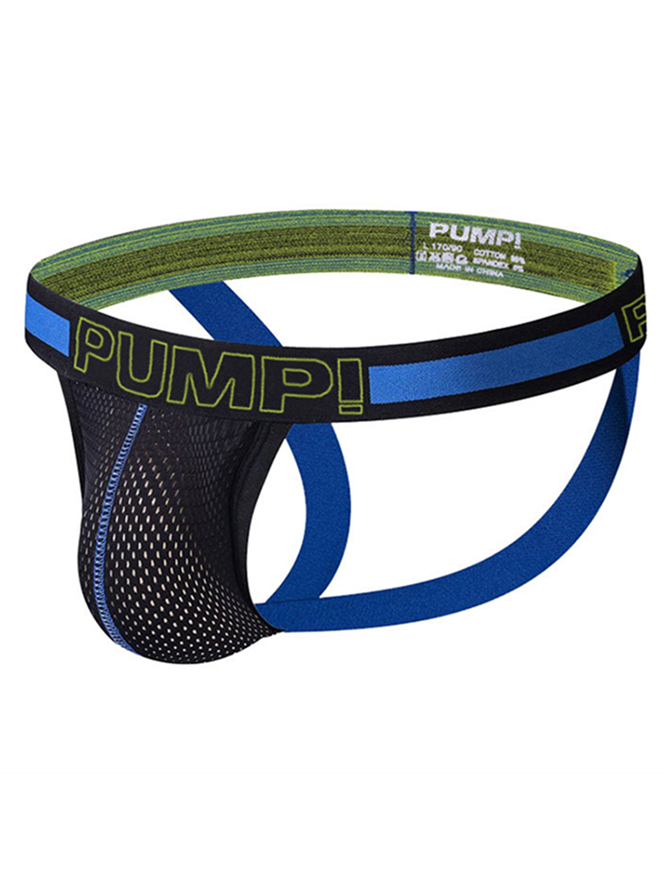 Men's Sexy Mesh Cotton Jockstraps | dmunderwear detail image 11