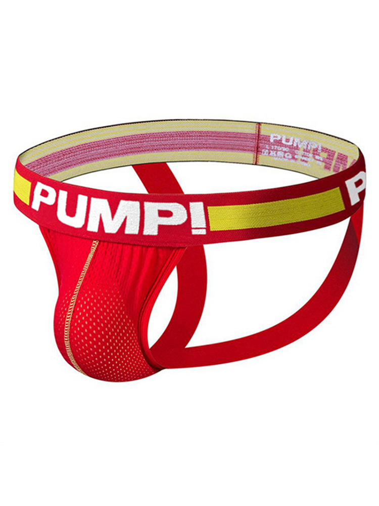 Men's Sexy Mesh Cotton Jockstraps | dmunderwear detail image 12