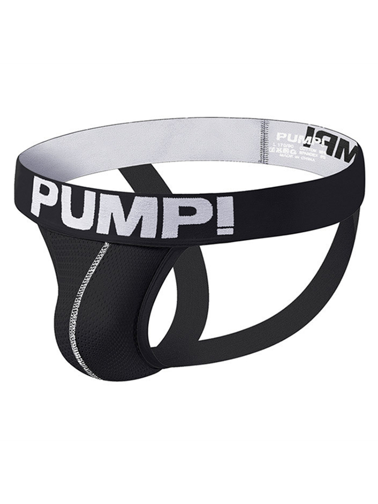 Men's Sexy Mesh Cotton Jockstraps | dmunderwear detail image 14