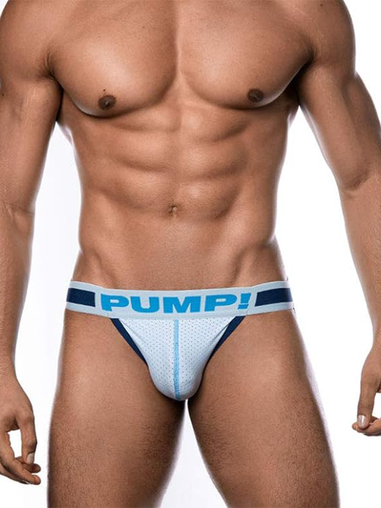 Men's Sexy Mesh Cotton Jockstraps | dmunderwear detail image 3