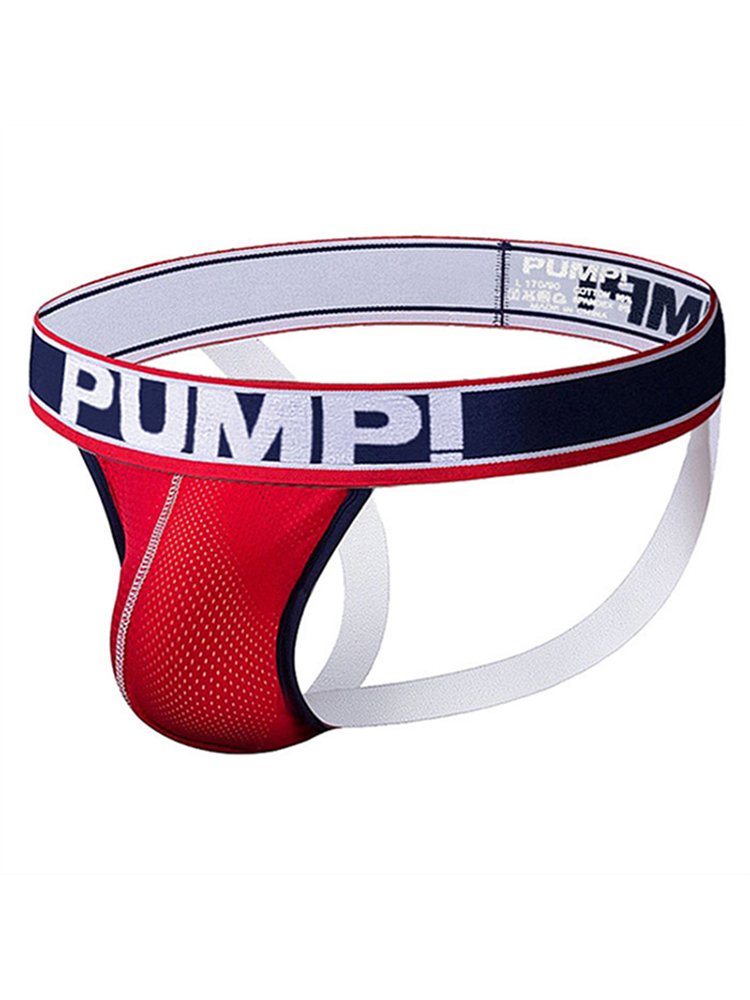 Men's Sexy Mesh Cotton Jockstraps | dmunderwear detail image 7