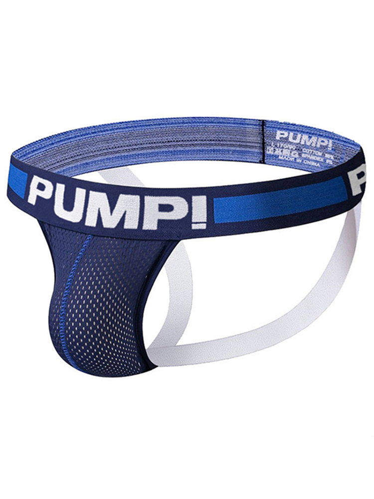 Men's Sexy Mesh Cotton Jockstraps | dmunderwear detail image 9