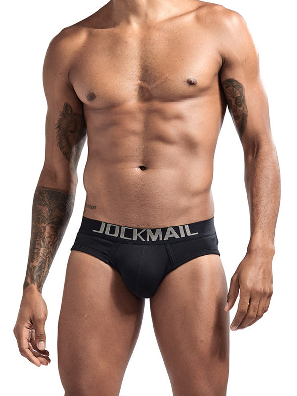 2 Pack Men's Sexy Cotton Support Contour Pouch Briefs | dmunderwear detail image 17