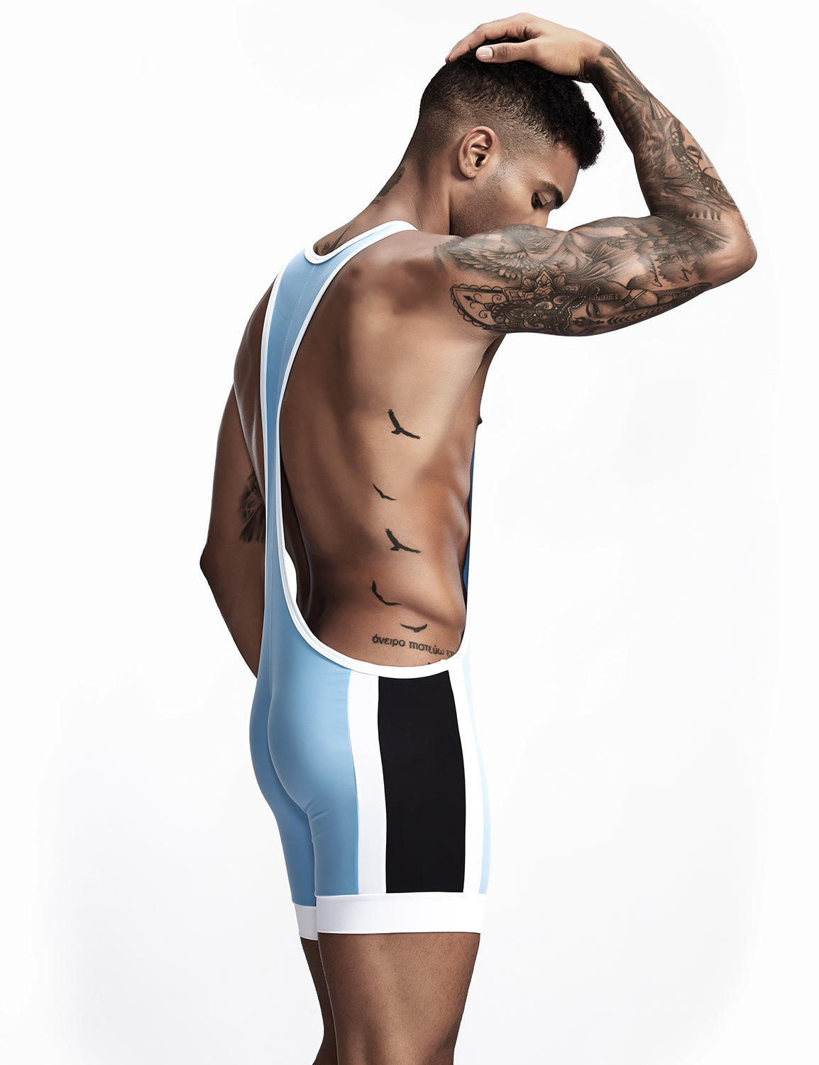 Fitness Wrestling Leotard Singlet Bodysuit 9701 | dmunderwear detail image 11
