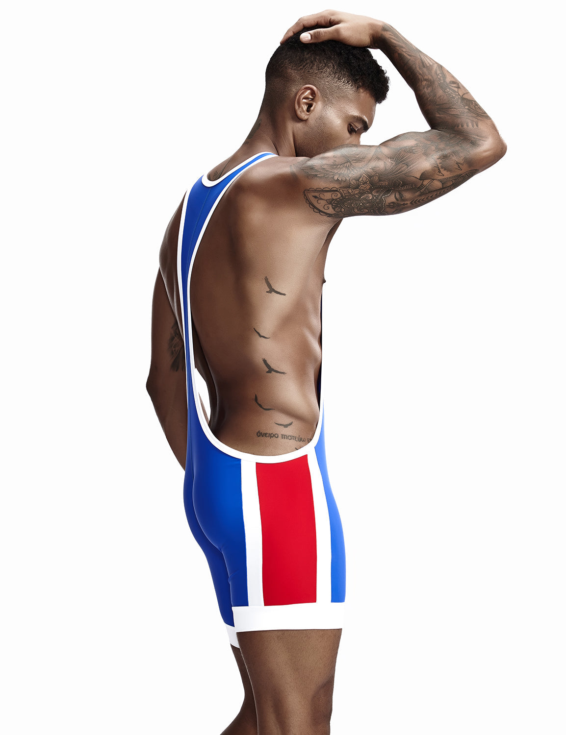 Fitness Wrestling Leotard Singlet Bodysuit 9701 | dmunderwear detail image 17