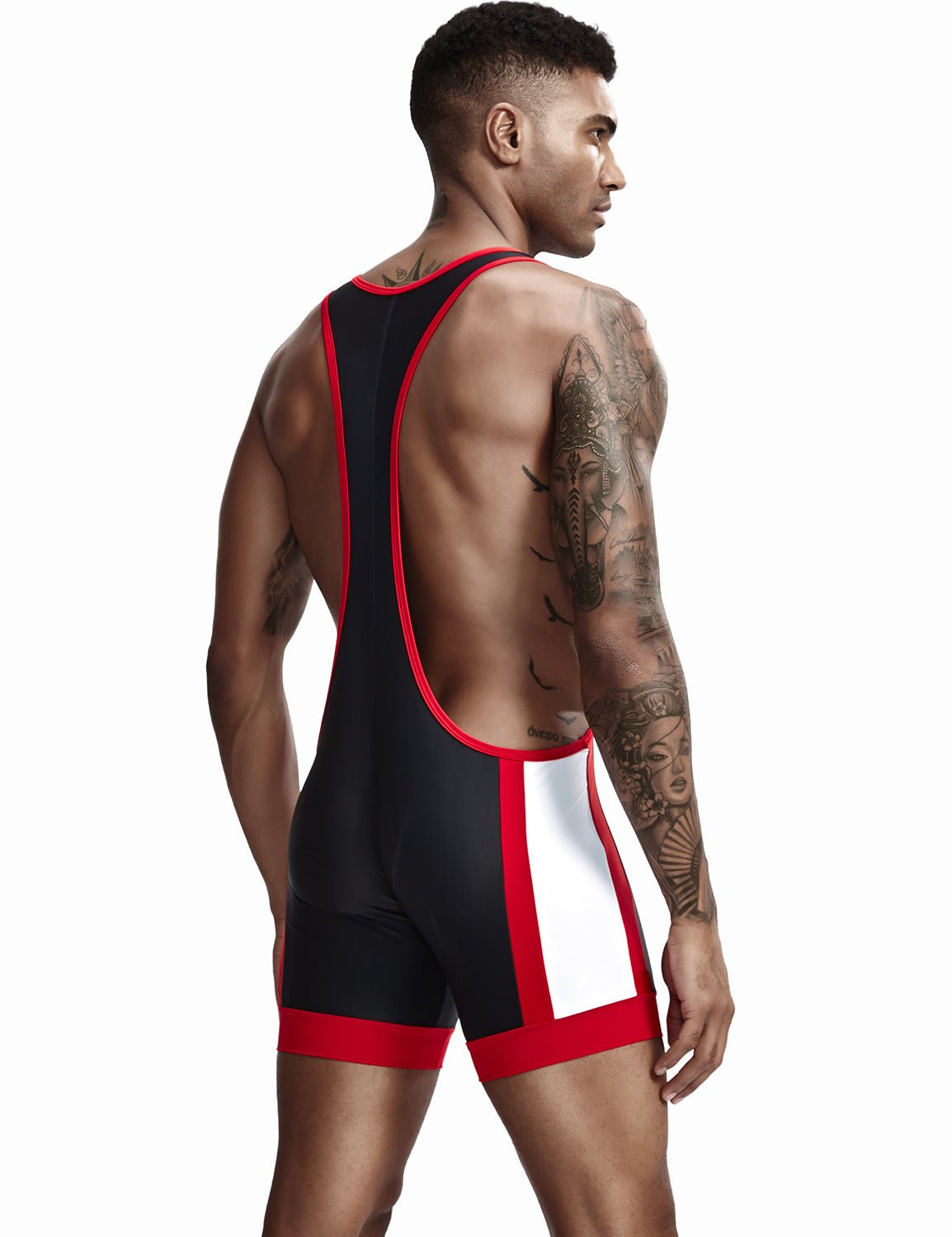 Fitness Wrestling Leotard Singlet Bodysuit 9701 | dmunderwear detail image 20