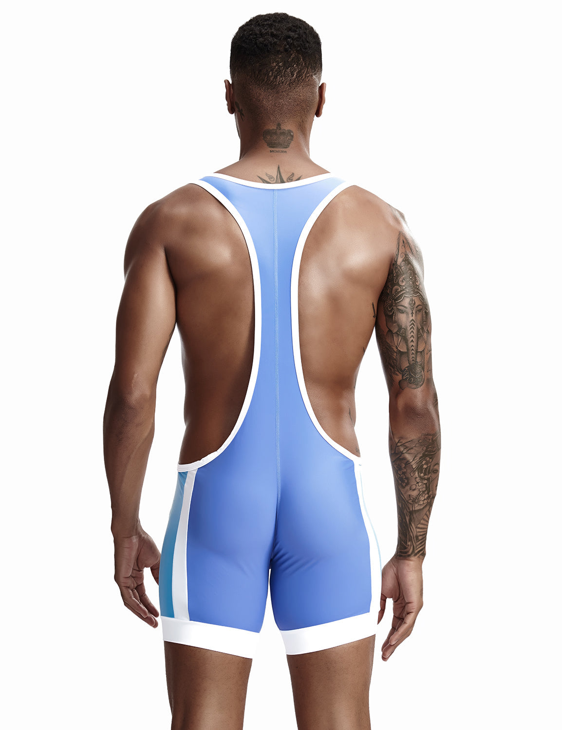 Fitness Wrestling Leotard Singlet Bodysuit 9701 | dmunderwear detail image 4