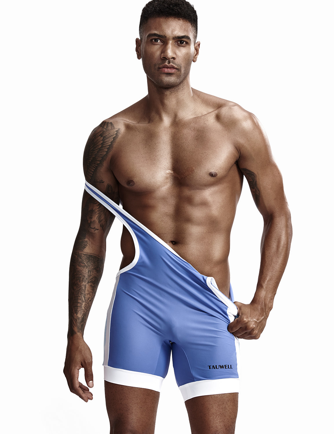 Fitness Wrestling Leotard Singlet Bodysuit 9701 | dmunderwear detail image 8