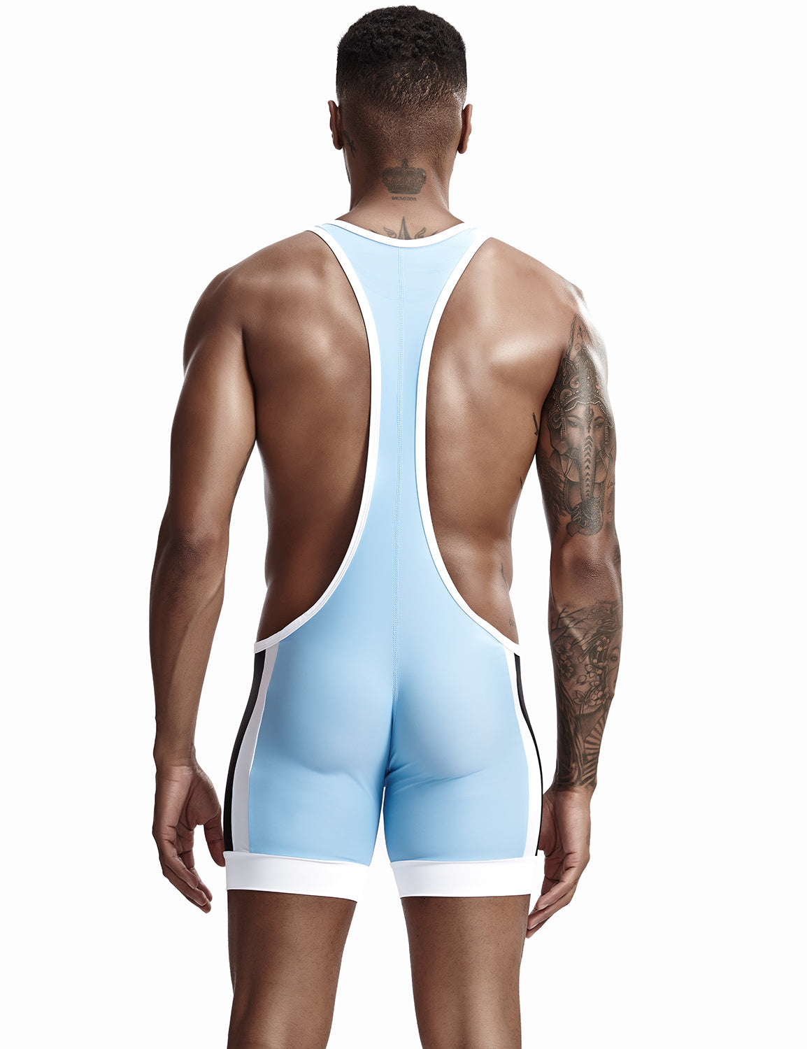 Fitness Wrestling Leotard Singlet Bodysuit 9701 | dmunderwear detail image 9