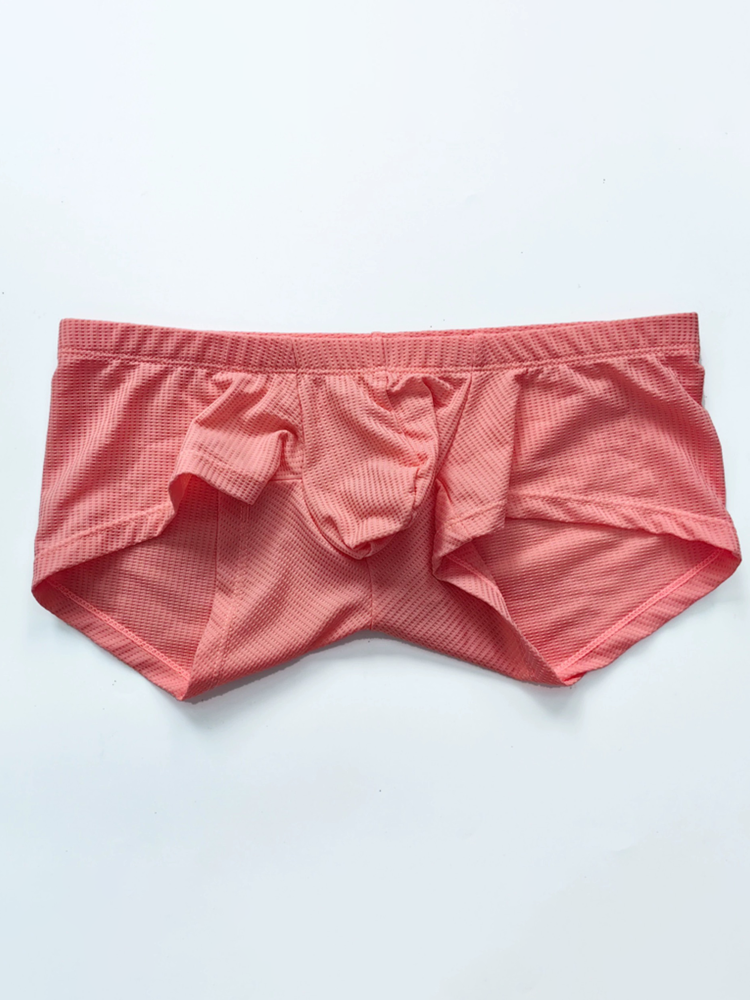2 Pack Men's Sexy Short Legs Trunks With Large Pouch | dmunderwear detail image 12