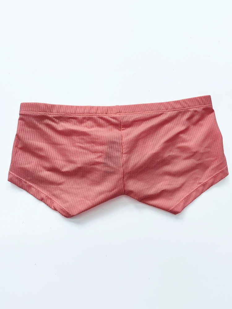 2 Pack Men's Sexy Short Legs Trunks With Large Pouch | dmunderwear detail image 13
