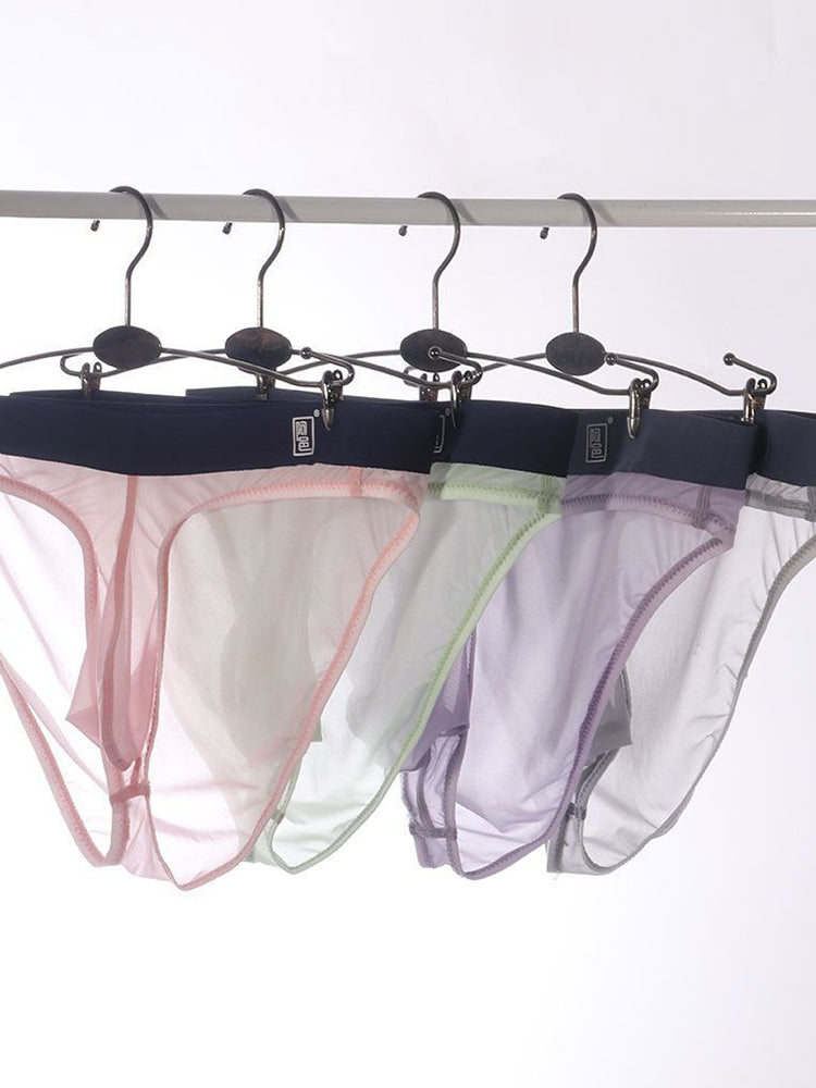 Men's Sexy Transparent Suspender Briefs | dmunderwear