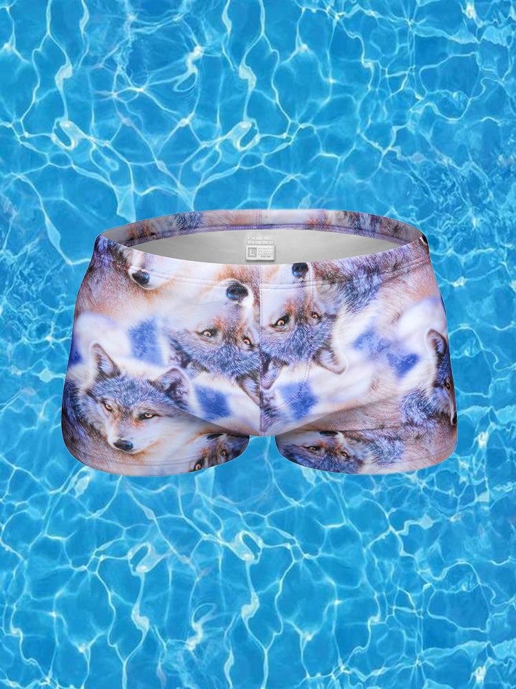 Men's Sexy Trendy Back Pocket Swim Trunks | dmunderwear