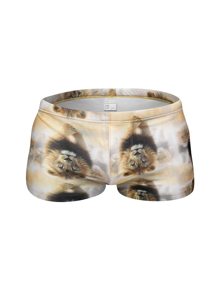 Men's Sexy Trendy Back Pocket Swim Trunks | dmunderwear detail image 12