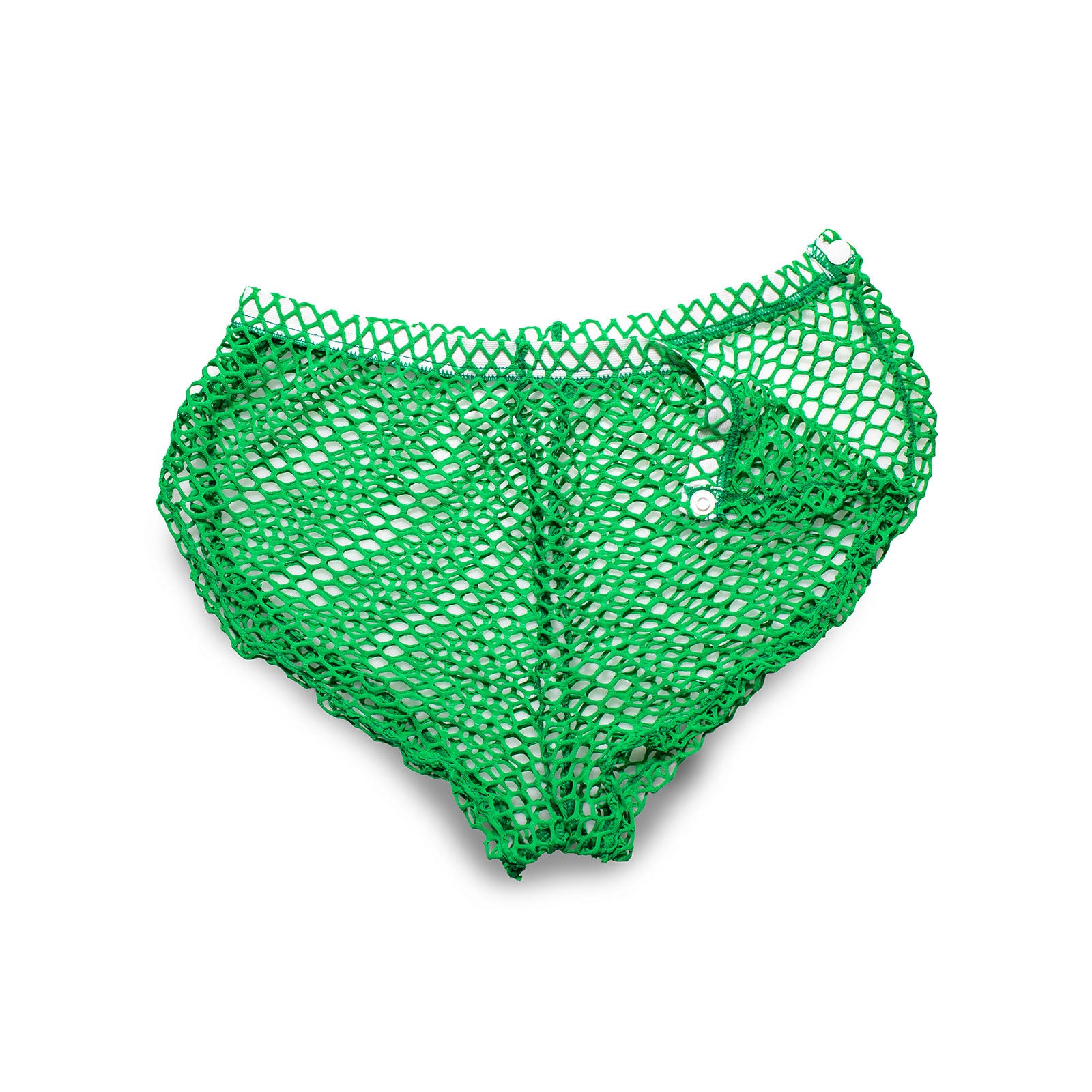 Men's sexy underwear big mesh button-side slit boxers sexy pants | dmunderwear detail image 18