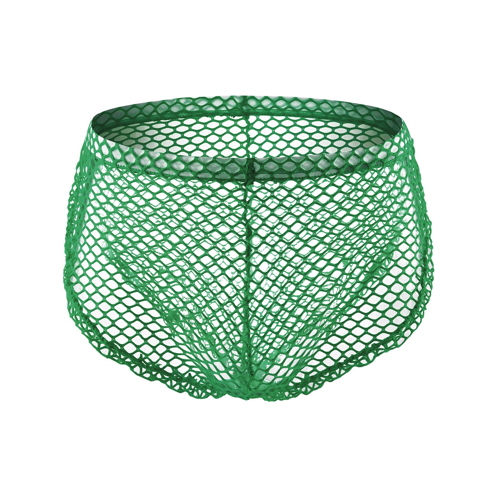Men's sexy underwear big mesh button-side slit boxers sexy pants | dmunderwear detail image 9