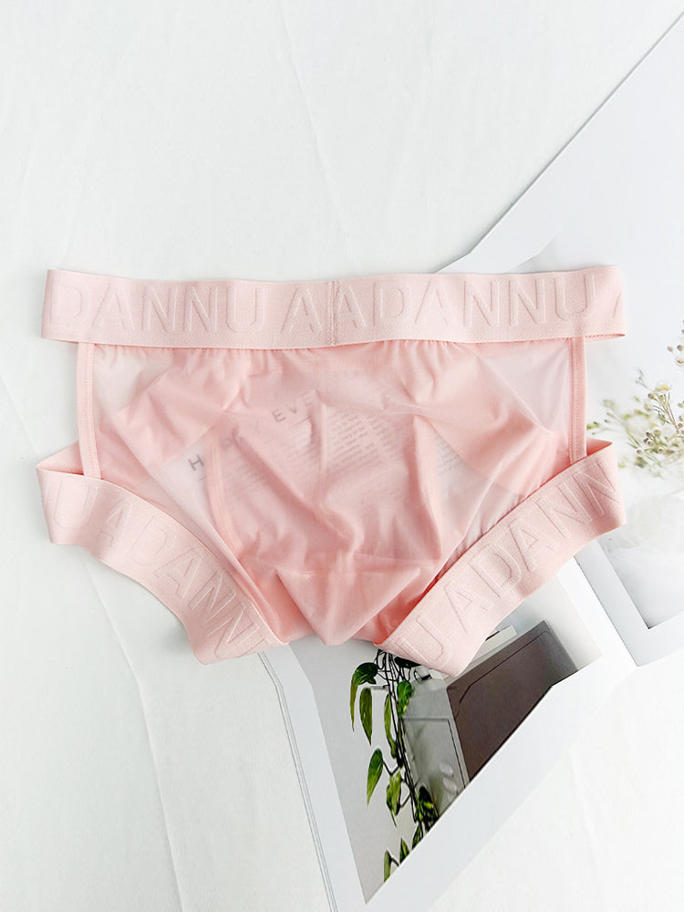 Men's Sheer Double Strap Sexy Bikini | dmunderwear detail image 12