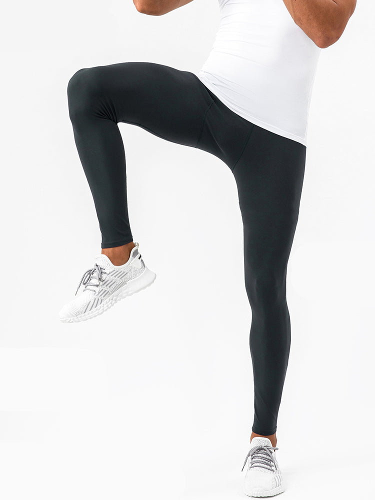 Men's Skin-Friendly Quick-Dry High-Elastic Training Thermal Bottoms | dmunderwear detail image 12