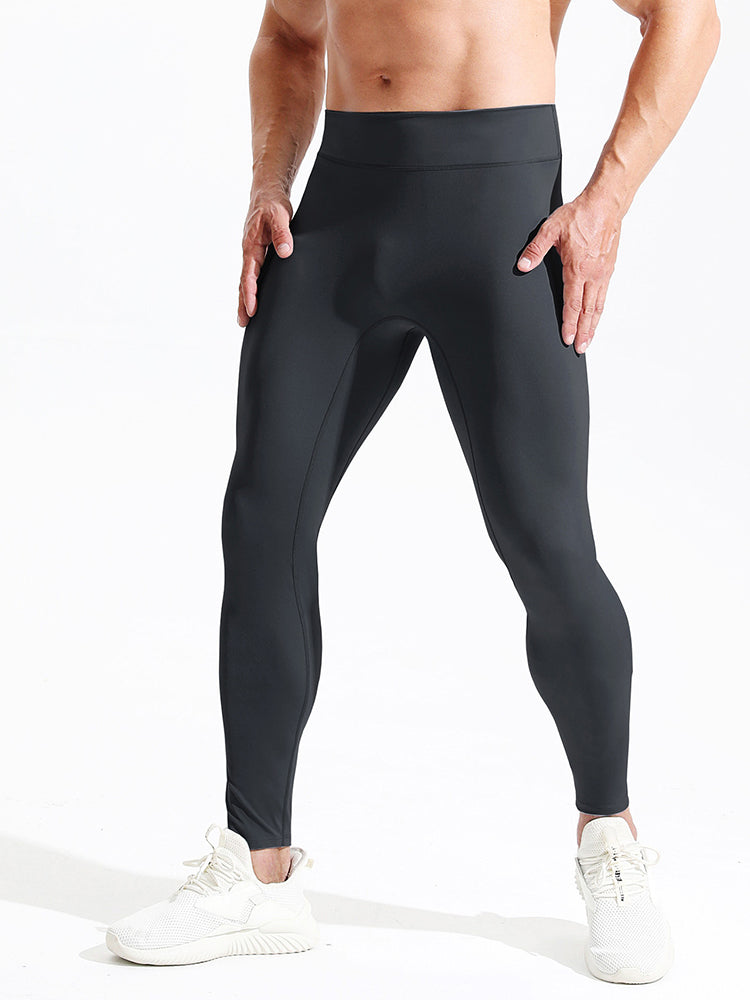 Men's Skin-Friendly Quick-Dry High-Elastic Training Thermal Bottoms | dmunderwear detail image 13