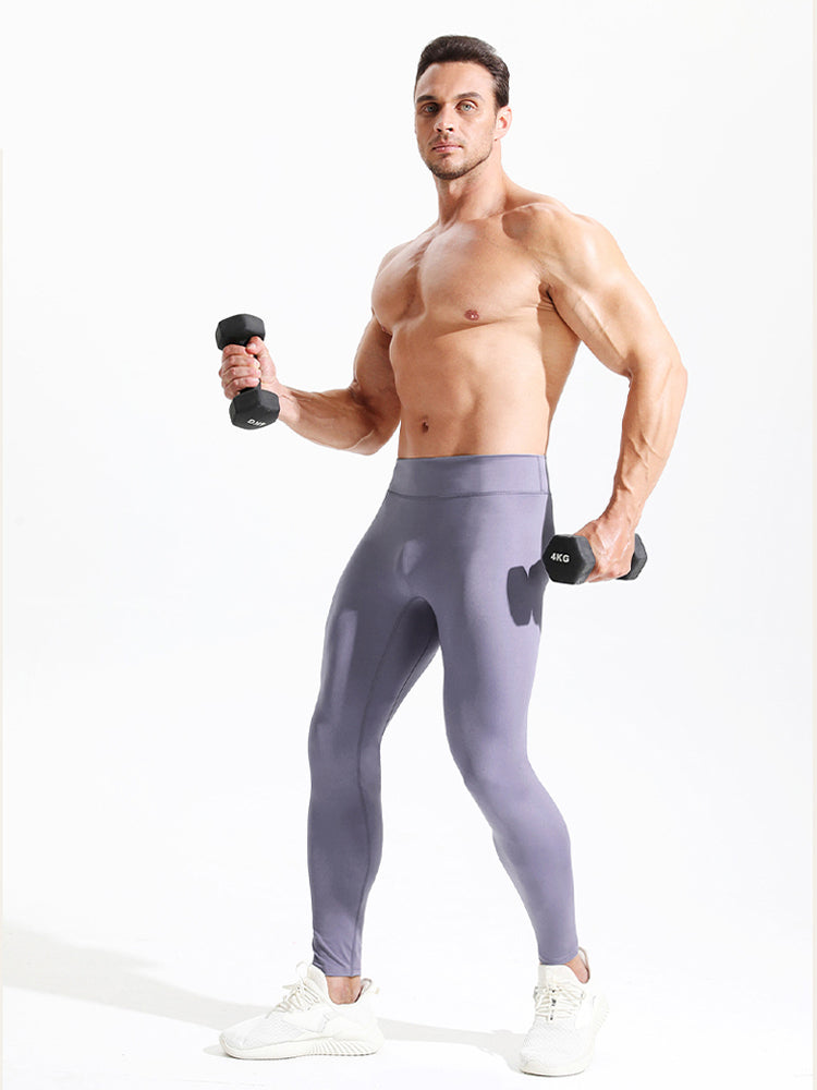Men's Skin-Friendly Quick-Dry High-Elastic Training Thermal Bottoms | dmunderwear detail image 15
