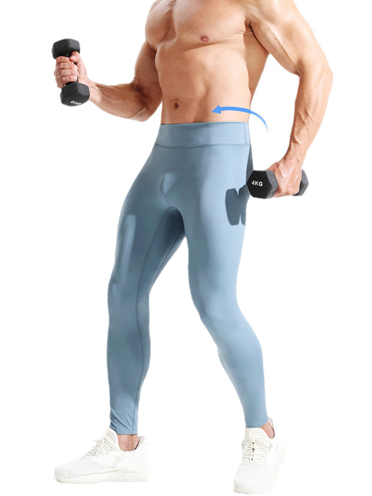 Men's Skin-Friendly Quick-Dry High-Elastic Training Thermal Bottoms | dmunderwear detail image 9