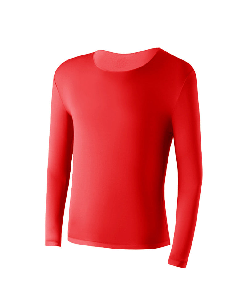 Men's Skin-Friendly Ultra-Thin High-Elastic Anti-Static Thermal Base Layer Tops & Bottoms | dmunderwear detail image 12