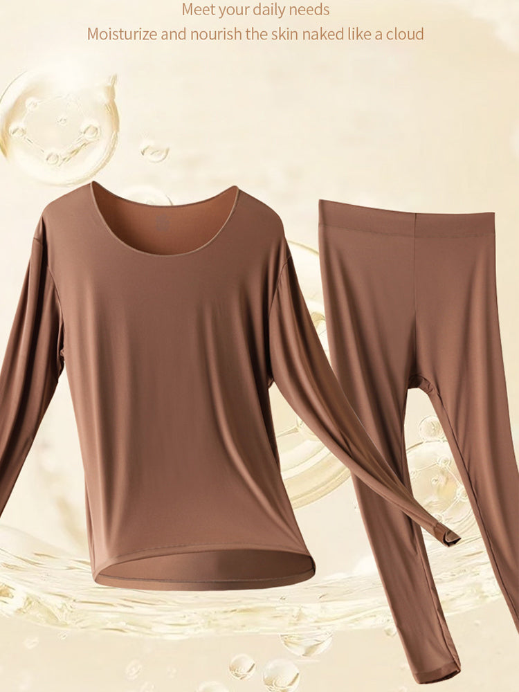 Men's Skin-Friendly Ultra-Thin High-Elastic Anti-Static Thermal Base Layer Tops & Bottoms | dmunderwear detail image 19