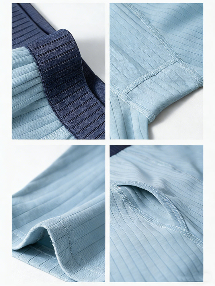 Men's Slim Stretch Cotton Antibacterial Warm-Touch Thermal Bottoms | dmunderwear detail image 13