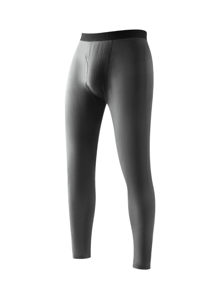 Men's Slim Stretch Cotton Antibacterial Warm-Touch Thermal Bottoms | dmunderwear detail image 2
