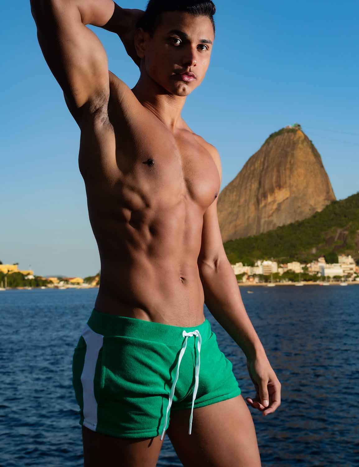 Smooth Pile Furry Shorts 90507 | dmunderwear detail image 2