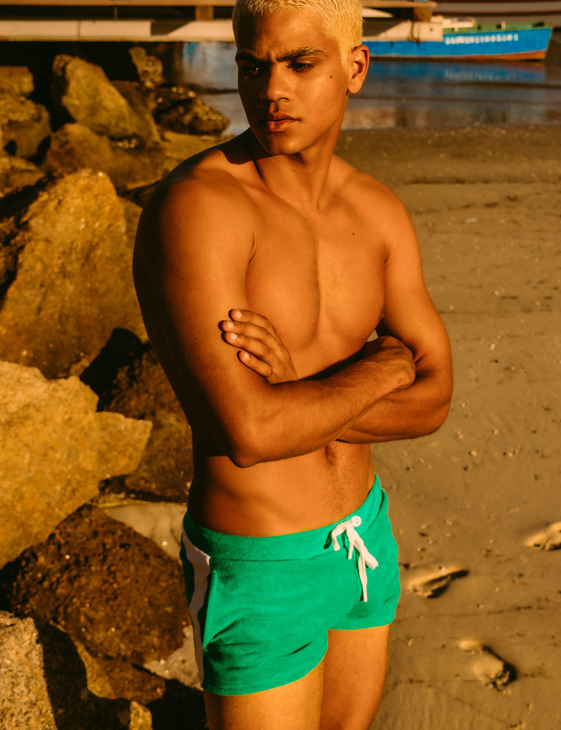 Smooth Pile Furry Shorts 90507 | dmunderwear detail image 5