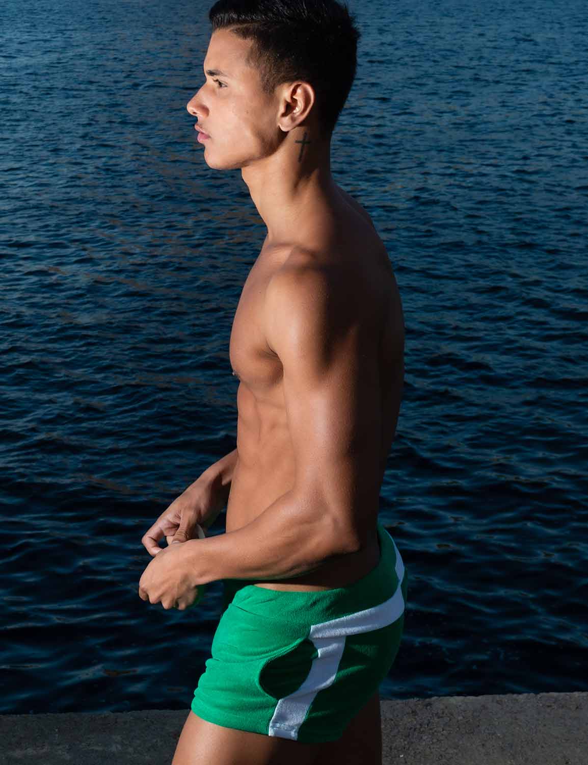 Smooth Pile Furry Shorts 90507 | dmunderwear detail image 7