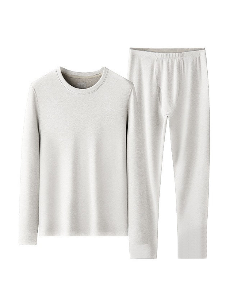 Men's Snug-Fit Soft-Touch Second-Skin Sleep-Ready Warm-Touch Thermal Sets | dmunderwear detail image 6