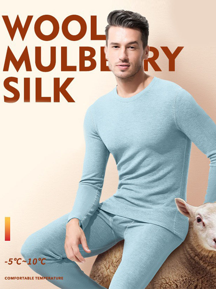 Men's Snug-Fit Soft-Touch Second-Skin Sleep-Ready Warm-Touch Thermal Sets | dmunderwear detail image 8